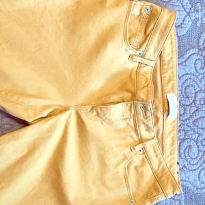Express jeans. Size 10. Mustard yellow.